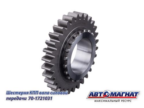 Фото 70-1721031 (АМ) Шестерня КПП  вала силовой передачи Z=30 МТЗ (KFJ-8908)