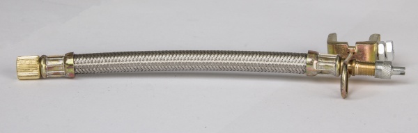 Фото Шланг подкачки внутреннего колеса L=15см. (метал. оплет) (АМ) (10/200)