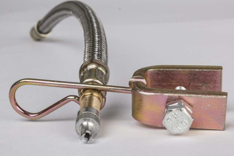 Фото Шланг подкачки внутреннего колеса L=35см. (метал. оплет) (АМ) (10/200)