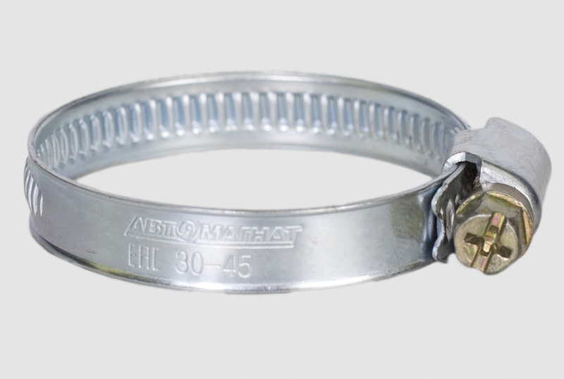 Фото Хомут 030-045 мм, Оцинкованный (АМ), (уп.50 шт.)