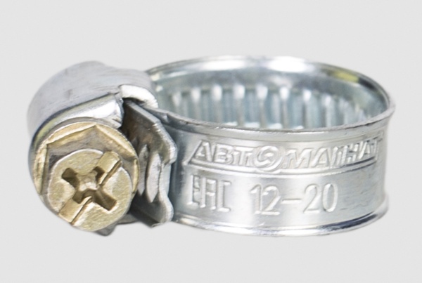 Фото Хомут 012-020 мм, Оцинкованный (АМ), (уп.100 шт.)